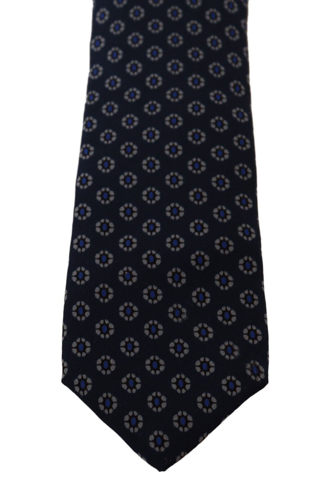 Dolce & Gabbana Elegant Silk Necktie in Dark Blue