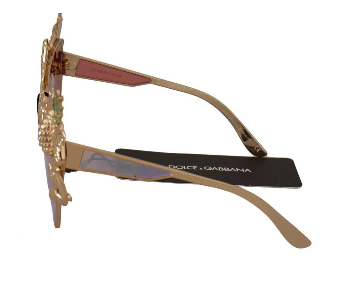 Dolce & Gabbana Baroque Pineapple Cat Eye Sunglasses