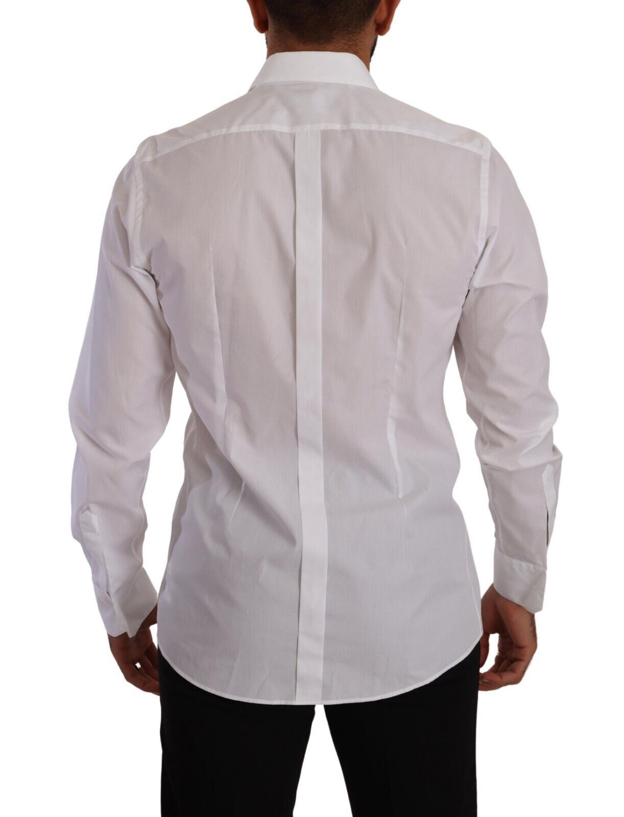 Dolce & Gabbana Elegant White Cotton Dress Shirt