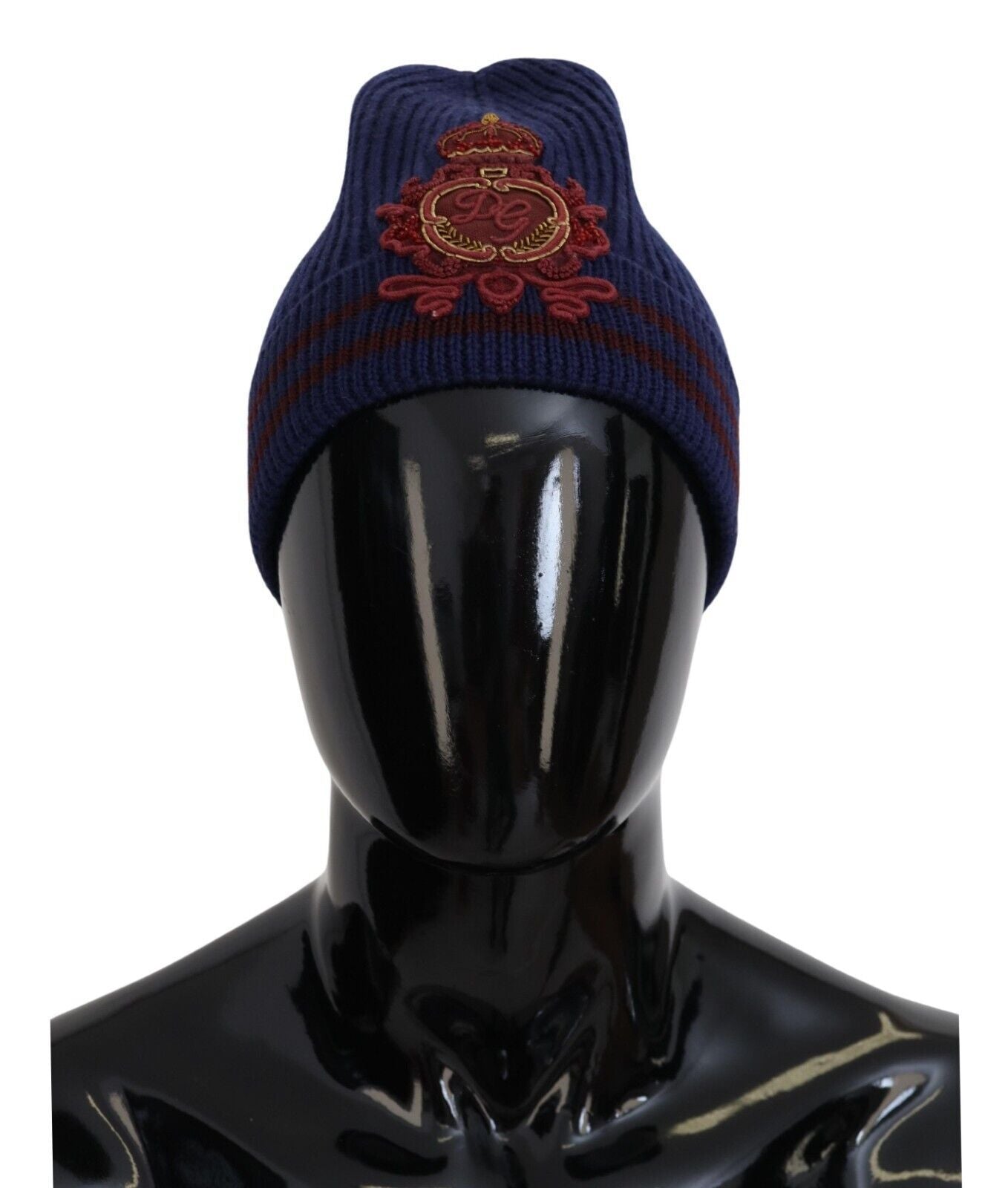 Dolce & Gabbana Elegant Virgin Wool Blue Beanie Hat