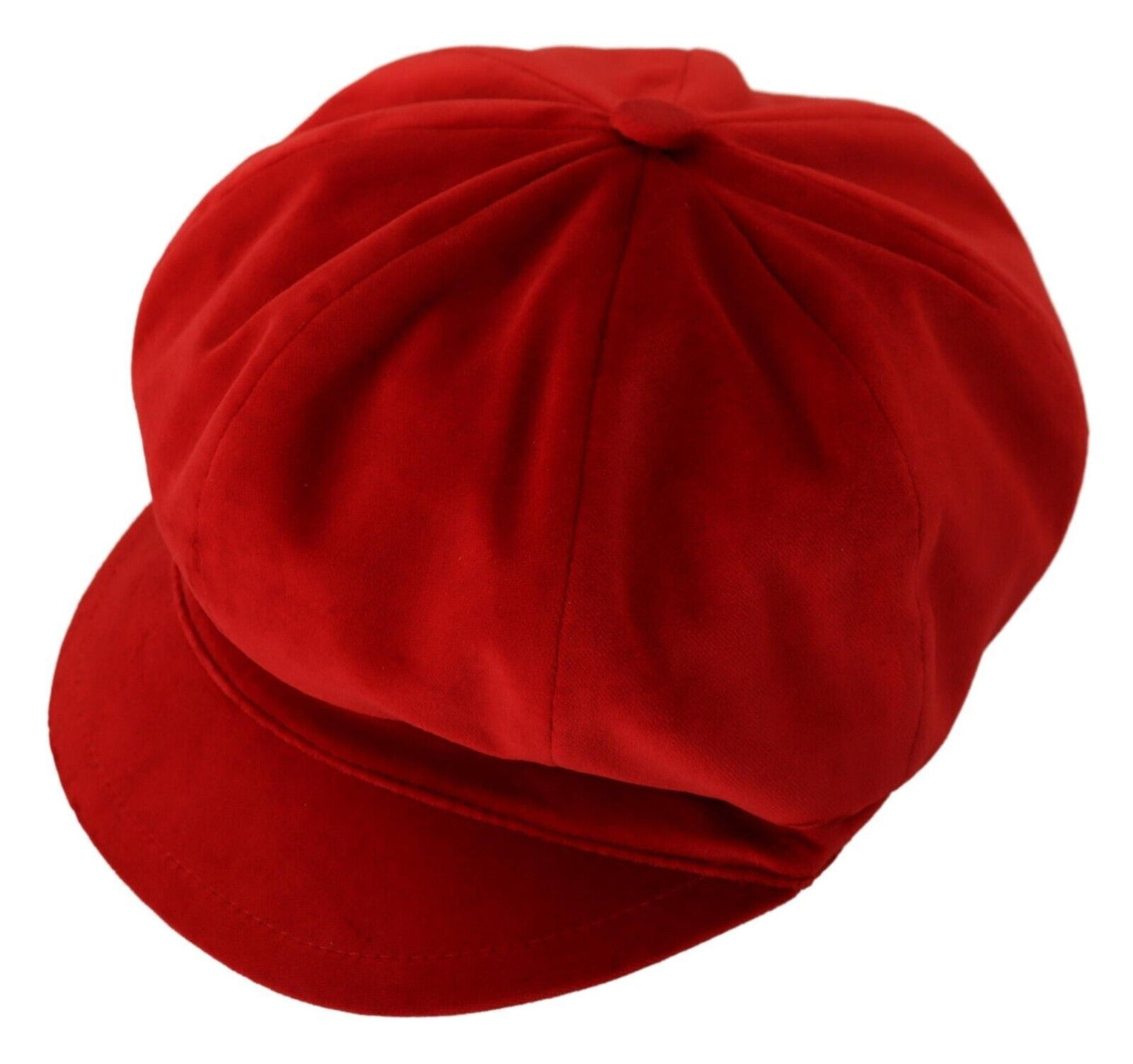 Dolce & Gabbana Elegant Red Cabbie Hat