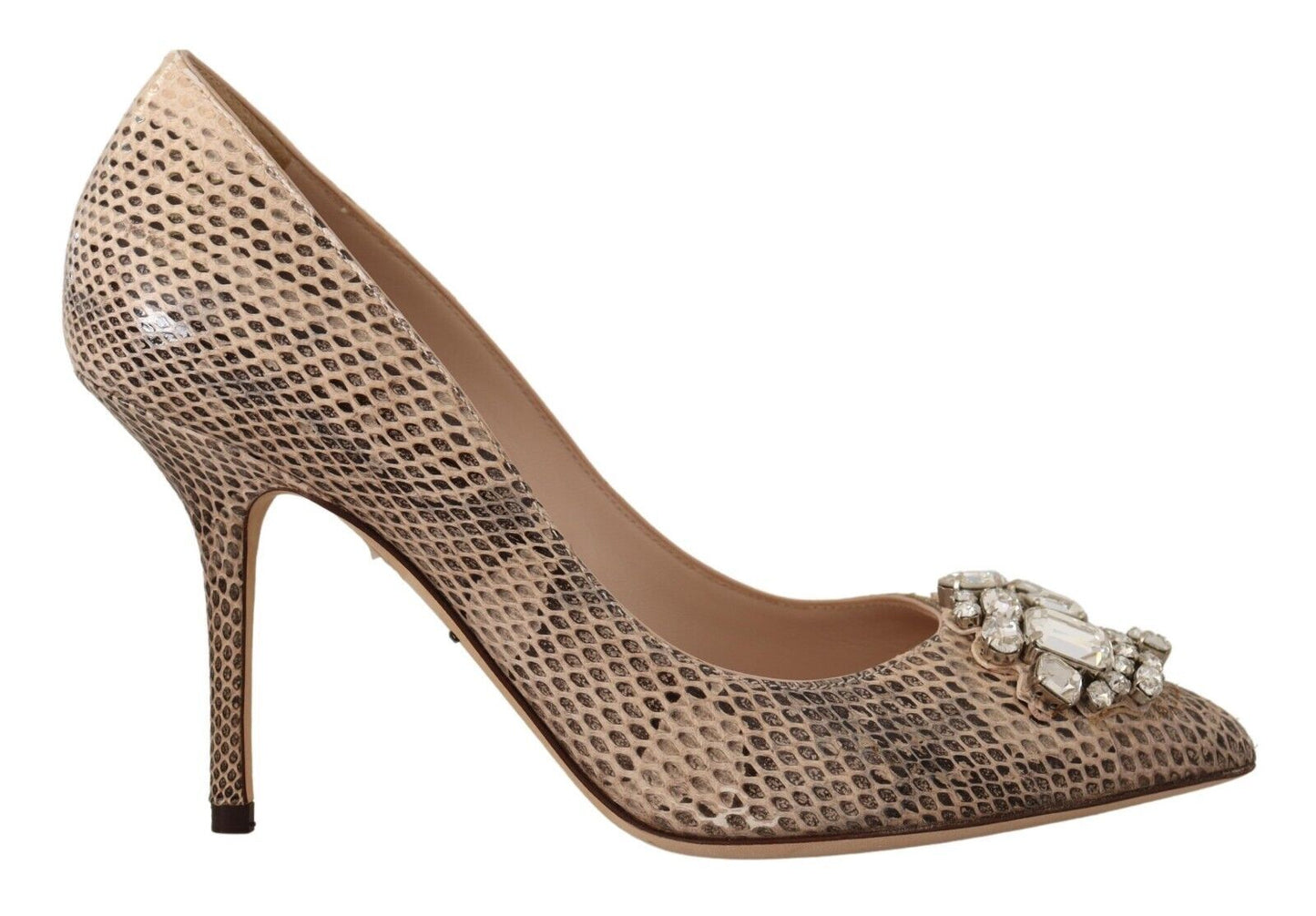 Dolce & Gabbana Exquisite Nude Leather Heels Pumps