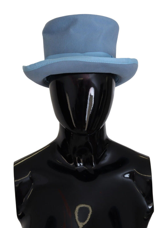 Dolce & Gabbana Elegant Light Blue Top Hat