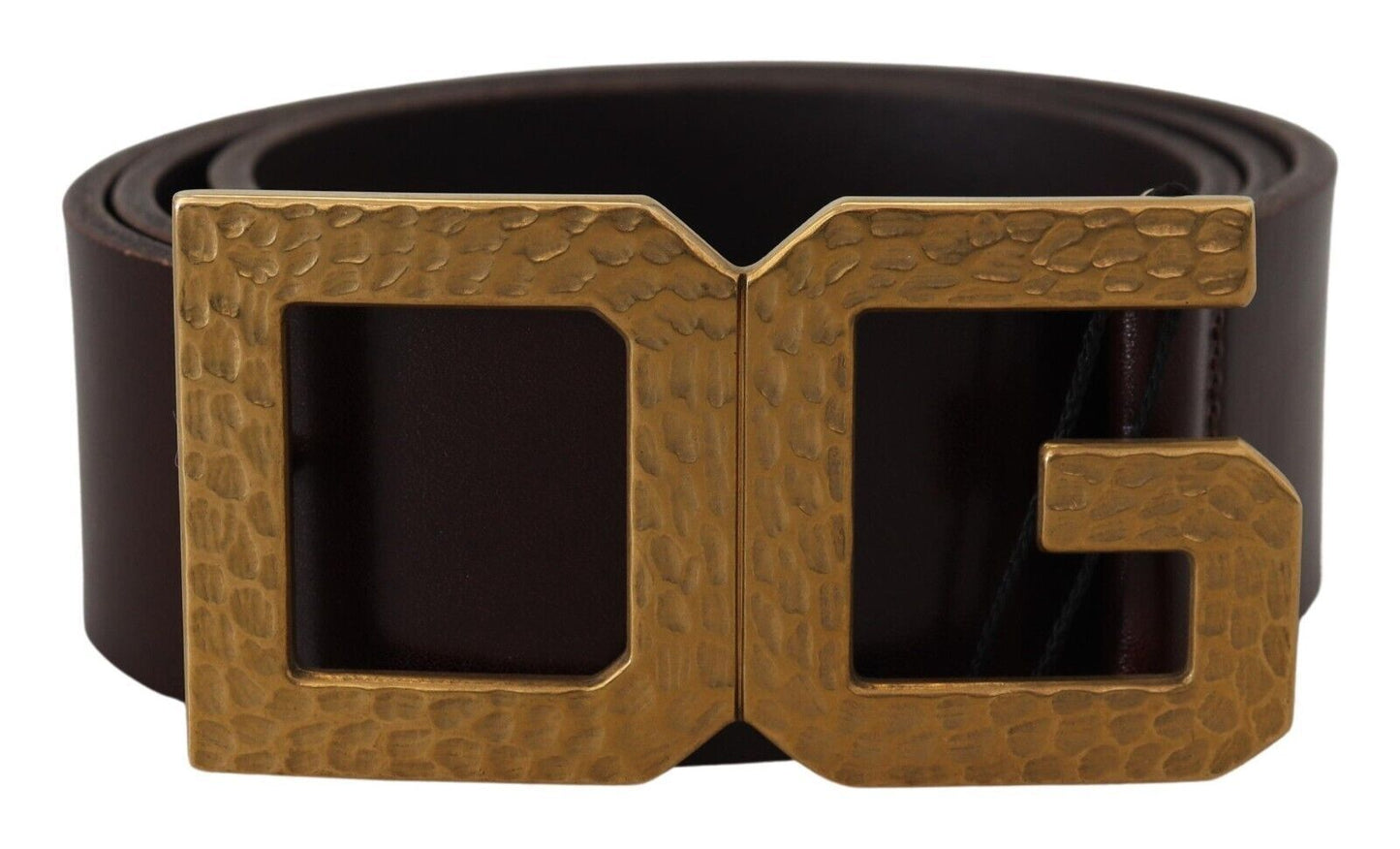 Dolce & Gabbana Elegant Leather Belt with DG Metal Buckle