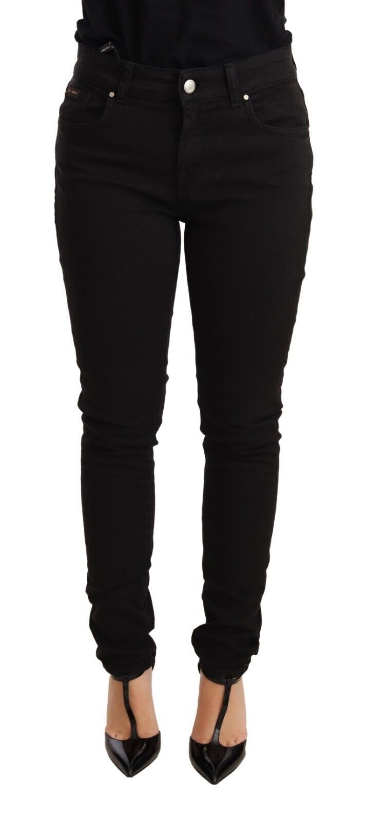 Dolce & Gabbana Elegant Slim-Fit Mid Waist Skinny Jeans