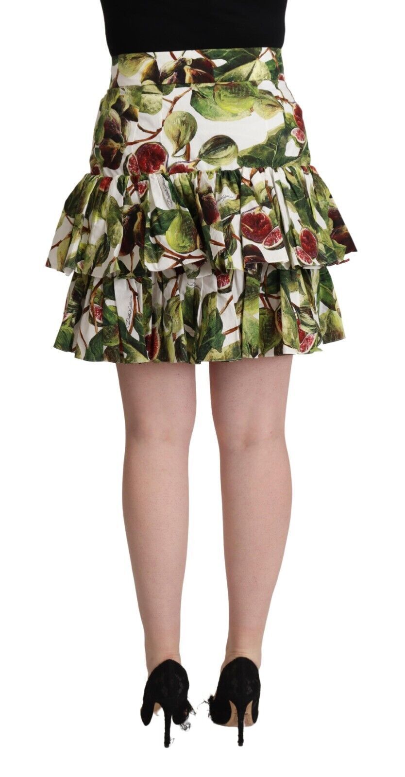 Dolce & Gabbana Multicolor A-Line Cotton Mini Skirt