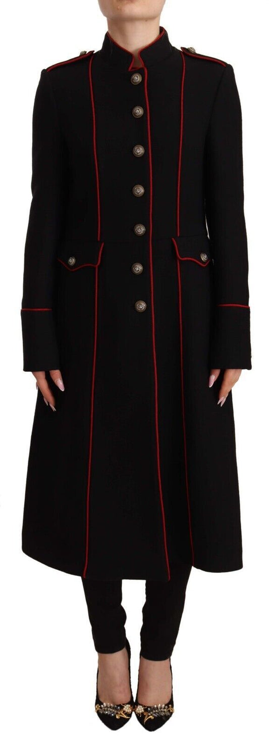 Dolce & Gabbana Elegant Single Breasted Buttoned Coat