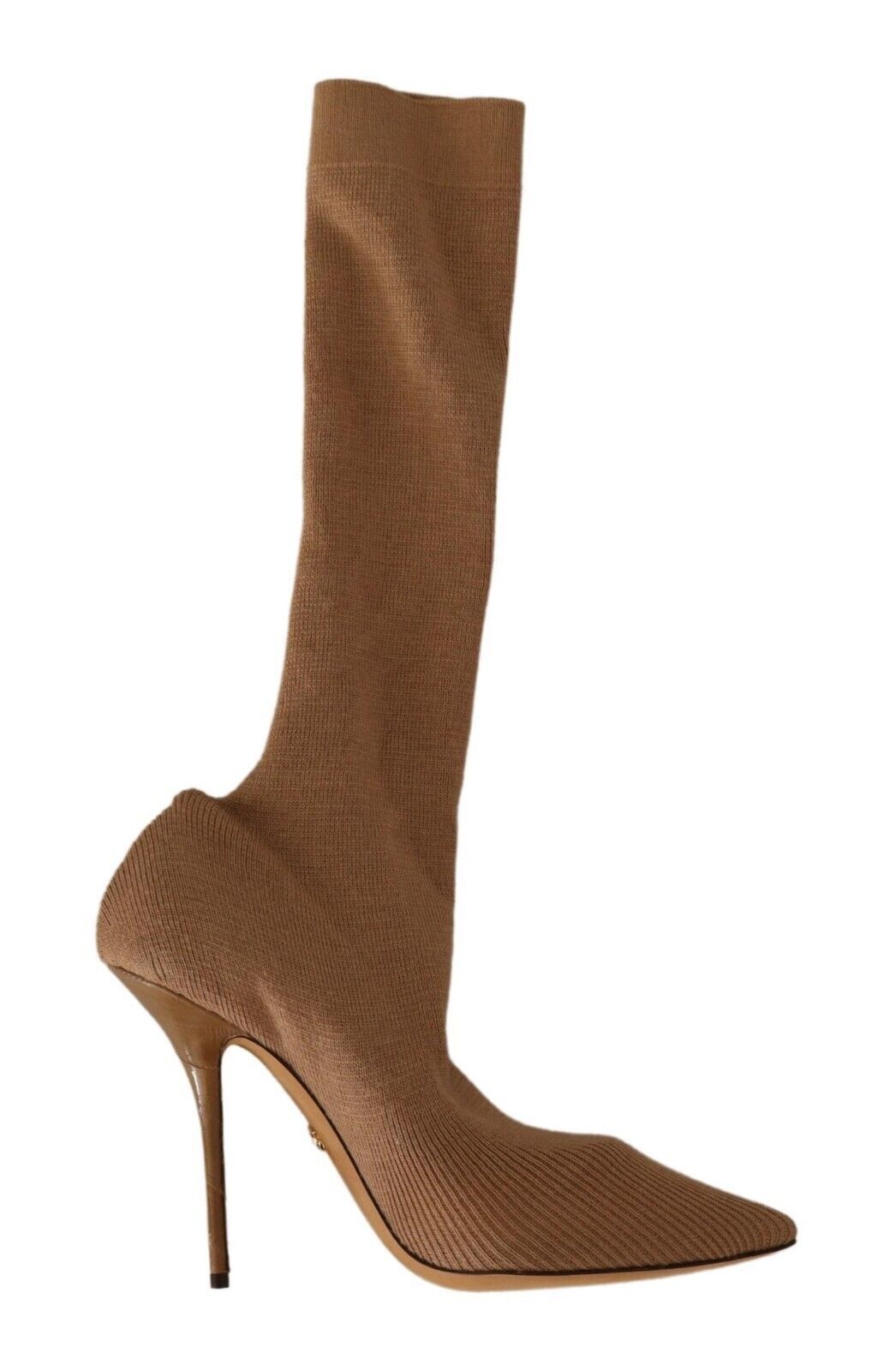 Dolce & Gabbana Chic Wool Eelskin Stiletto Booties