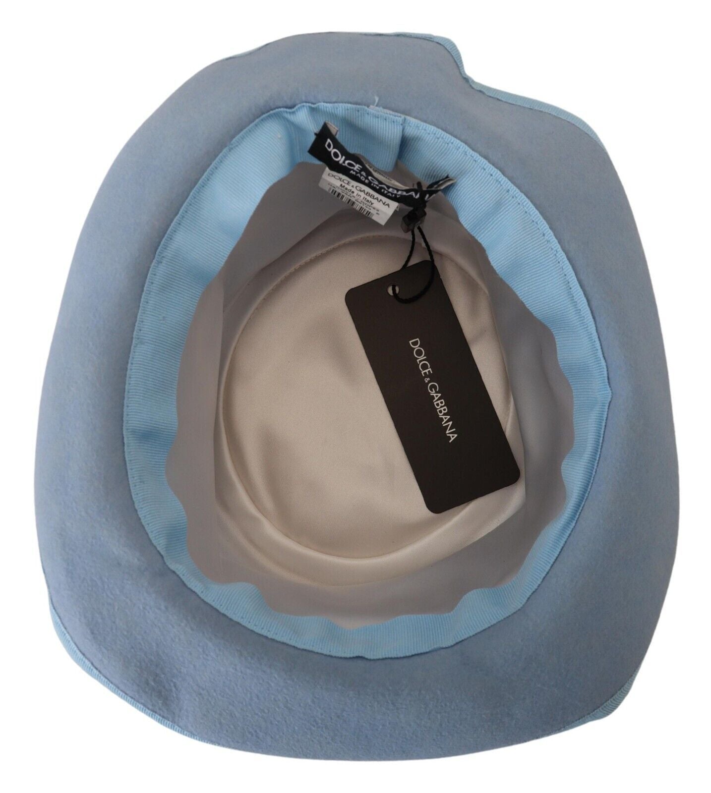 Dolce & Gabbana Elegant Light Blue Top Hat