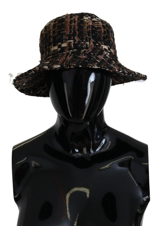 Dolce & Gabbana Elegant Fedora Hat in Rich Brown Hue