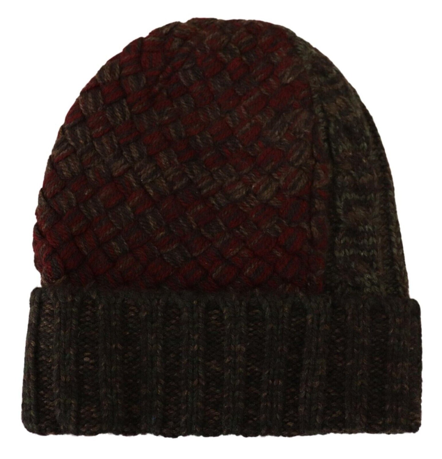 Dolce & Gabbana Multicolor Virgin Wool Cashmere Beanie