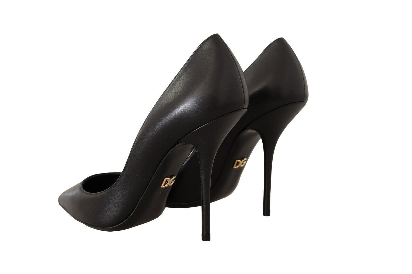 Dolce & Gabbana Elegant Black Devotion Leather Pumps