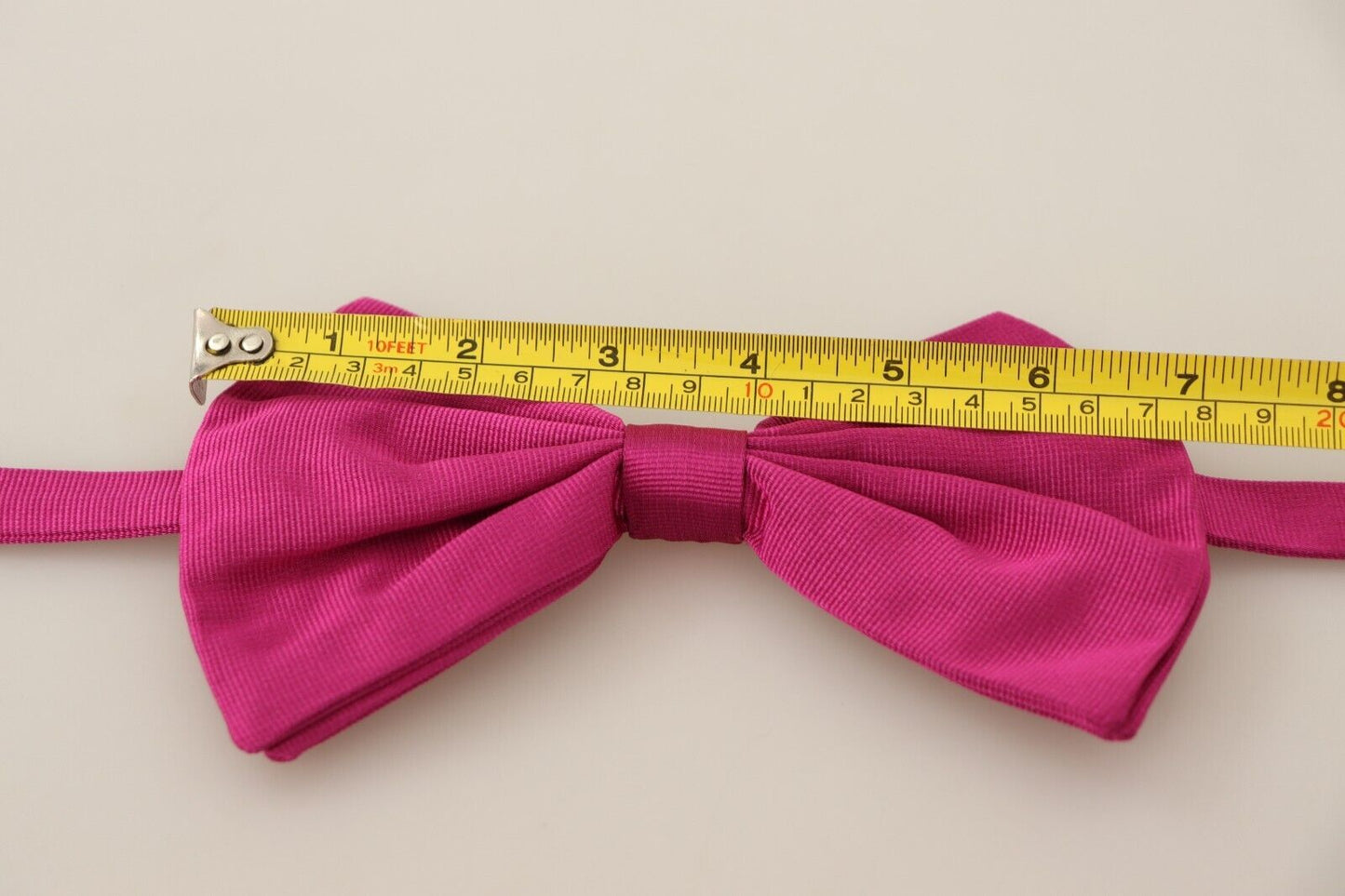 Dolce & Gabbana Elegant Pink Silk Bow Tie