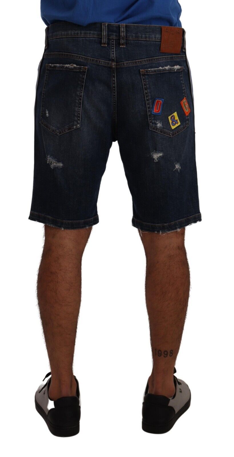 Dolce & Gabbana Chic Denim Above Knee Slim Fit Shorts