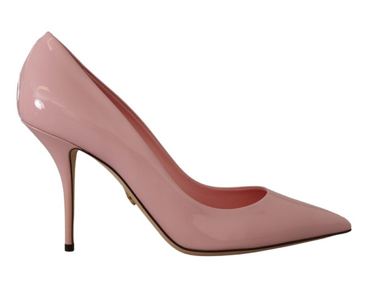 Dolce & Gabbana Elegant Pink Patent Leather Heels