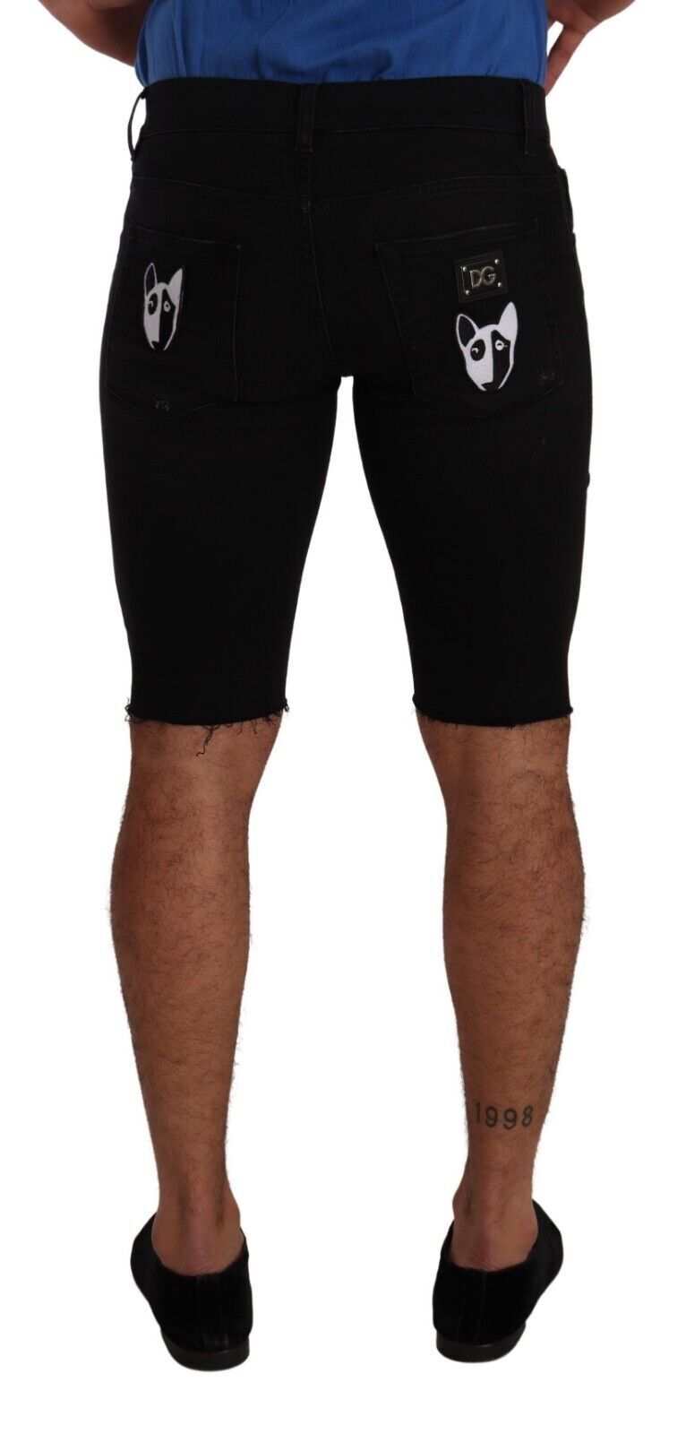 Dolce & Gabbana Chic Slim-Fit Black Shorts