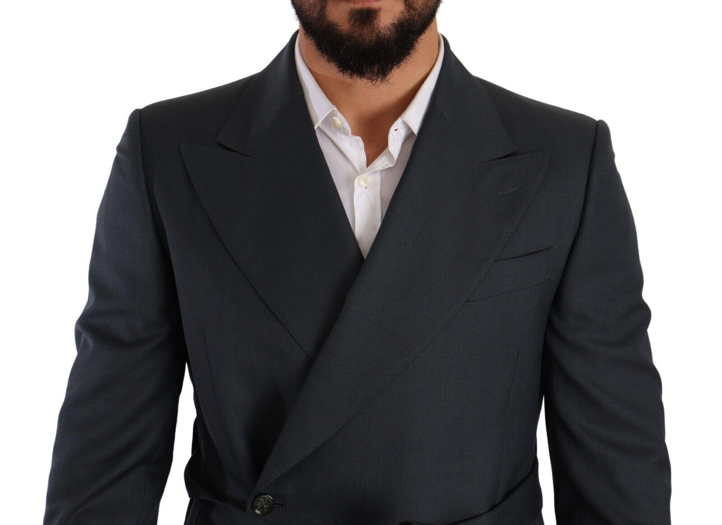 Dolce & Gabbana Elegant Slim Fit Silk-Wool Blend Blazer