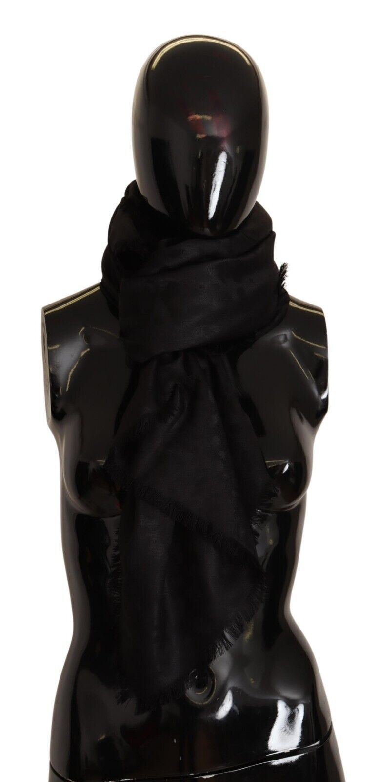 Dolce & Gabbana Elegant Silk Blend Fringed Scarf