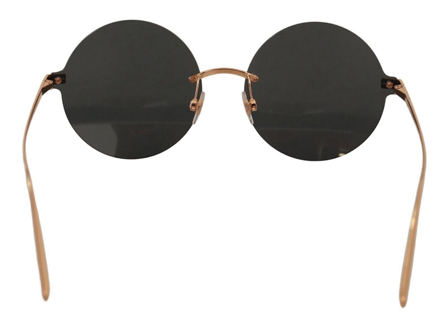 Dolce & Gabbana Chic Gold and Gray Designer Sunglasses