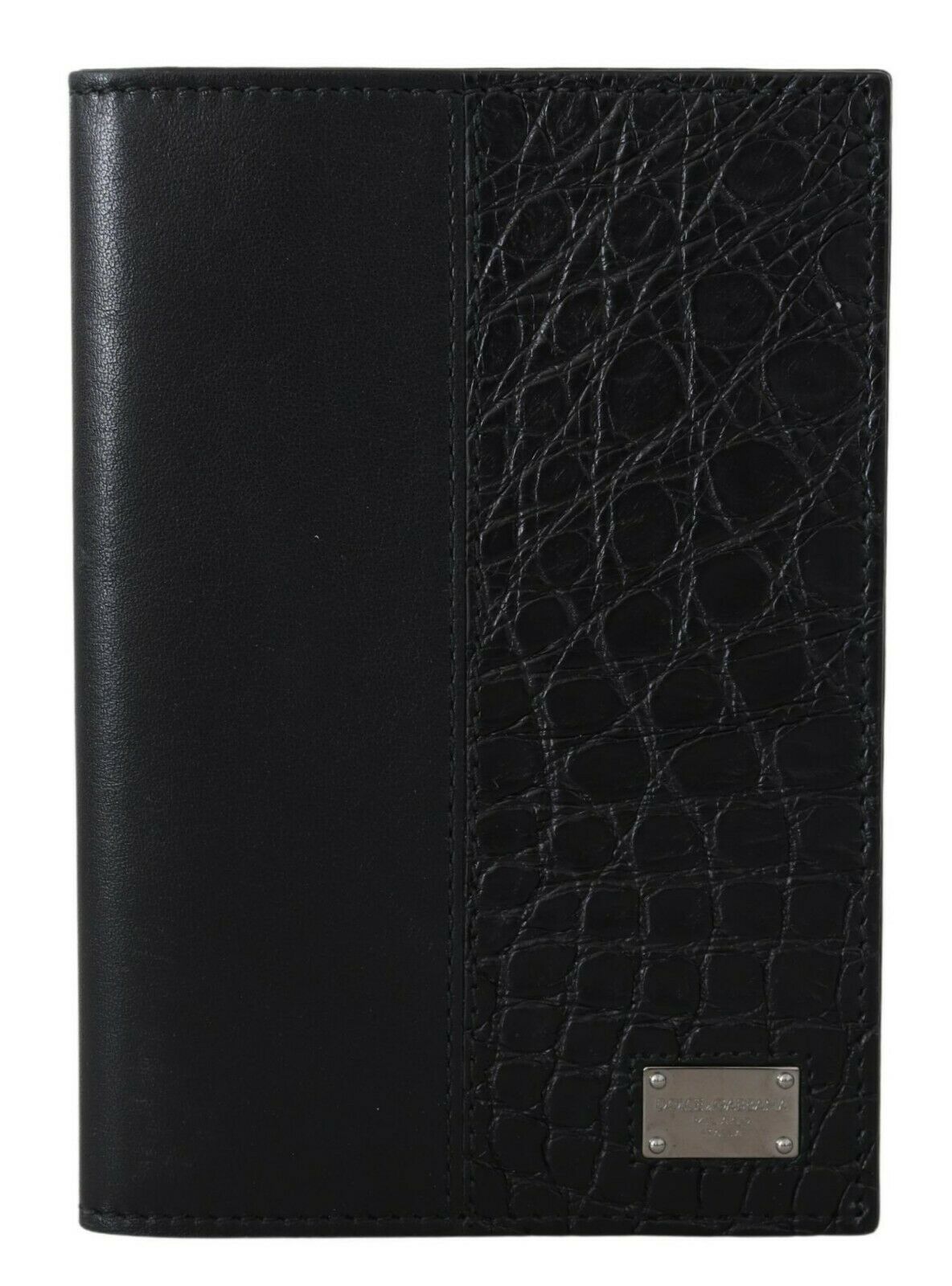 Dolce & Gabbana Elegant Exotic Leather Passport Holder