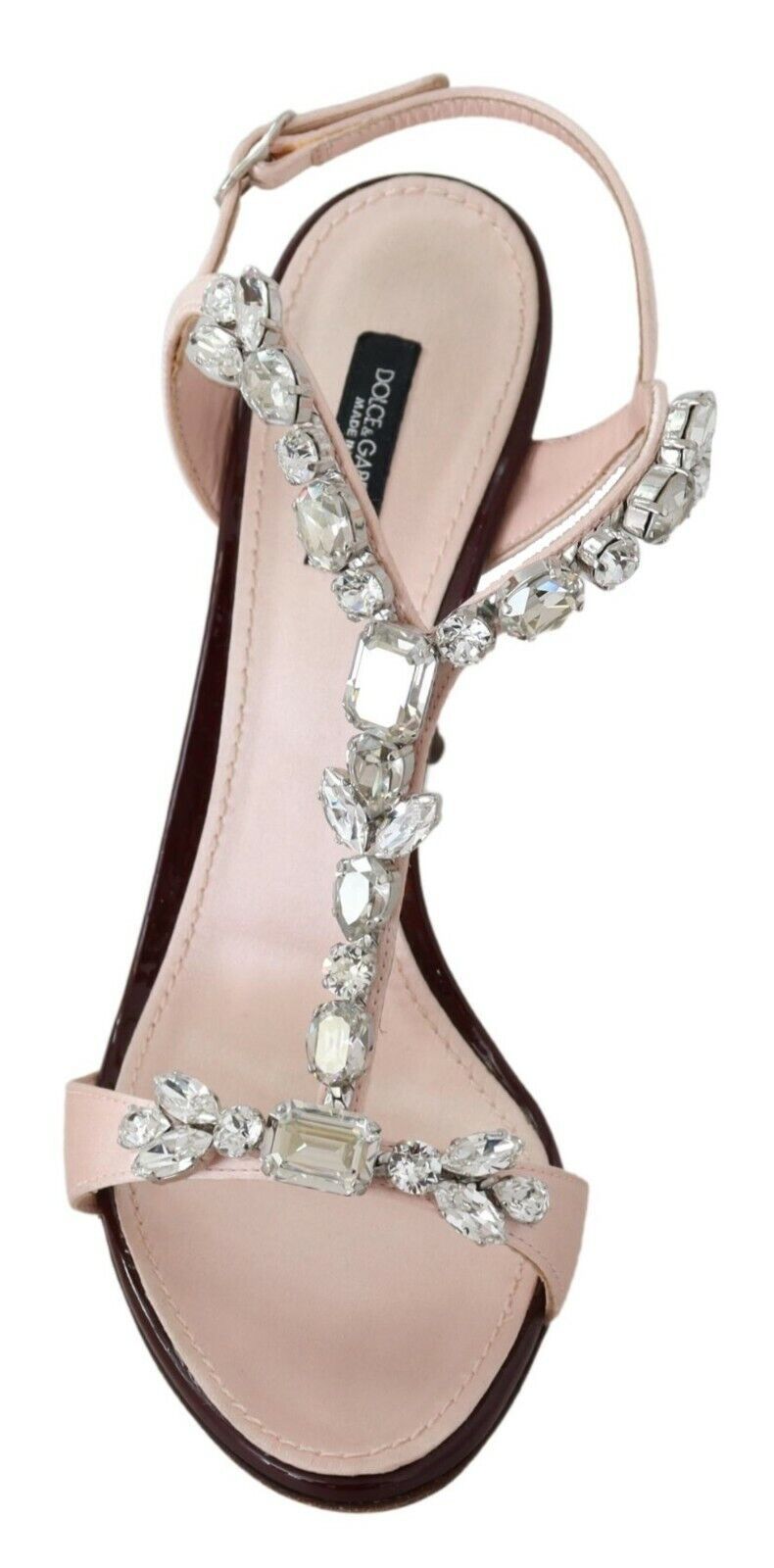 Dolce & Gabbana Pink Crystals Heels Keira Sandals