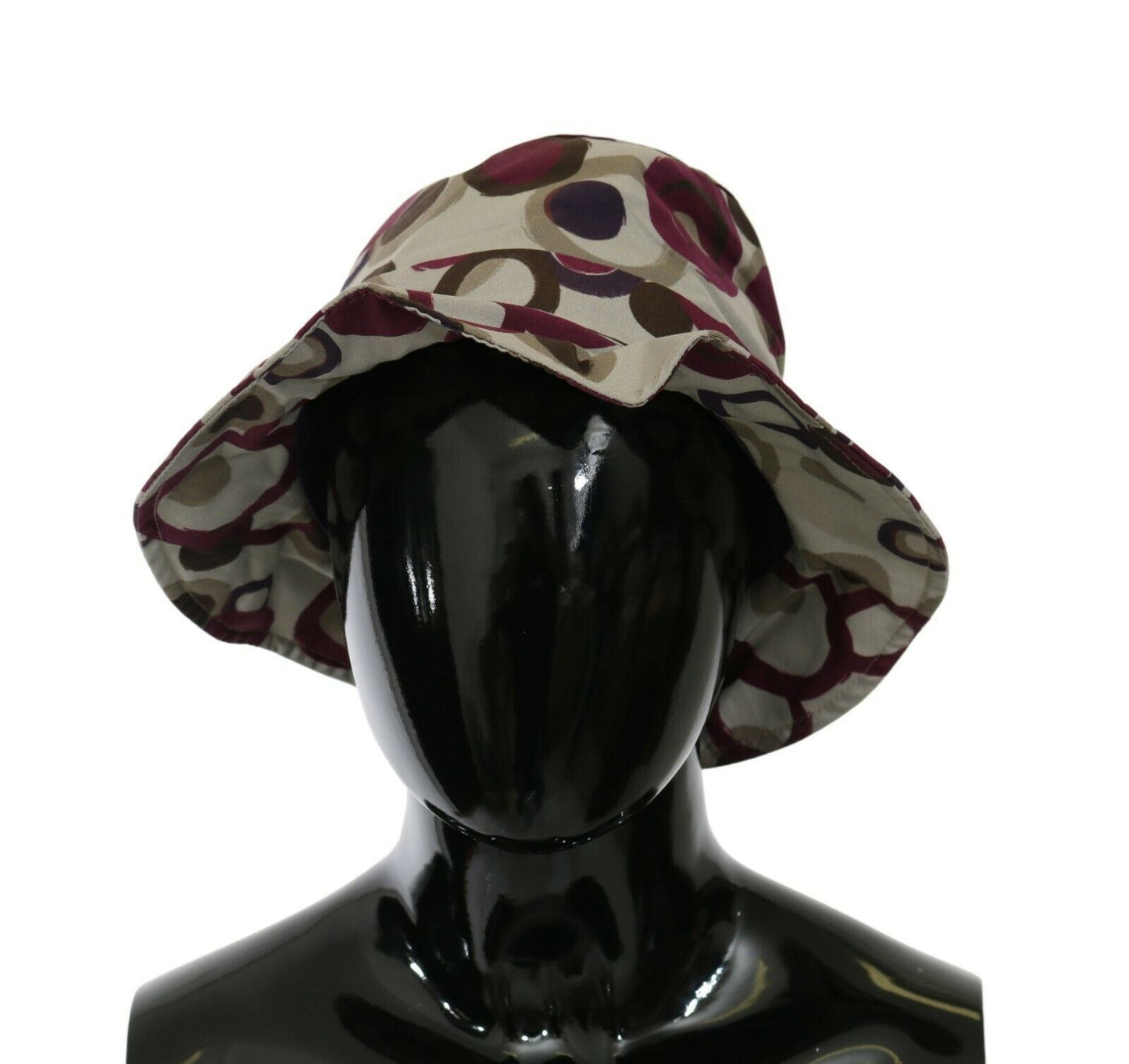 Dolce & Gabbana Elegant Beige Cotton Bucket Cap with Polka Dots