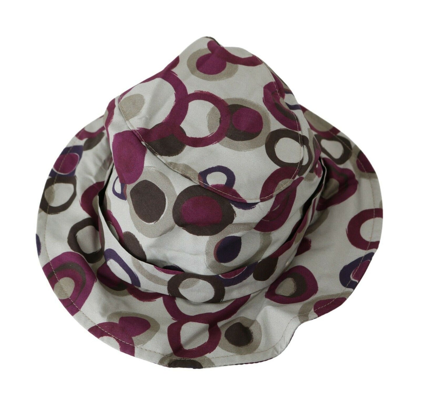 Dolce & Gabbana Elegant Beige Cotton Bucket Cap with Polka Dots