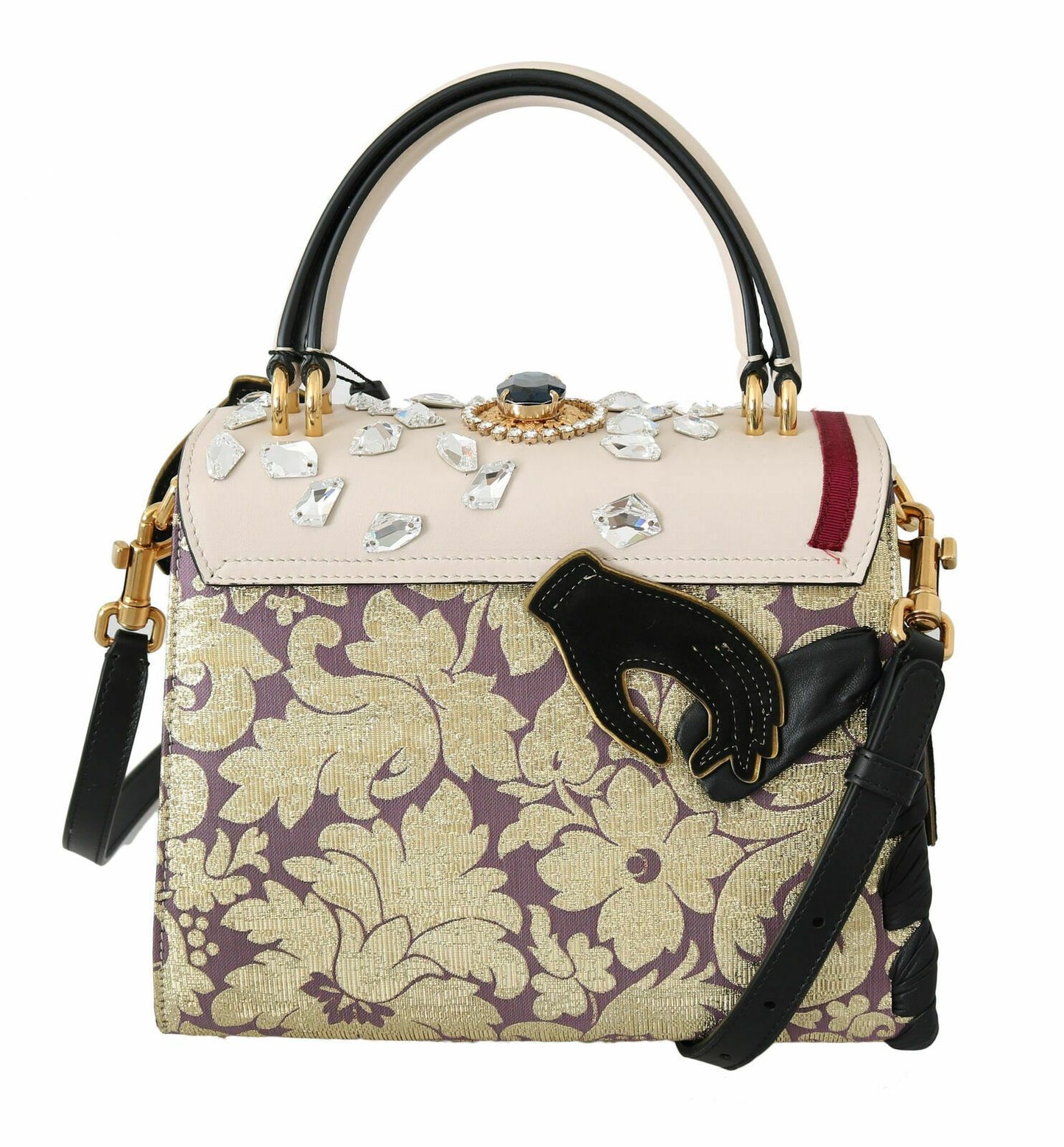 Dolce & Gabbana Multicolor Elegance Shoulder Bag with Gold Details