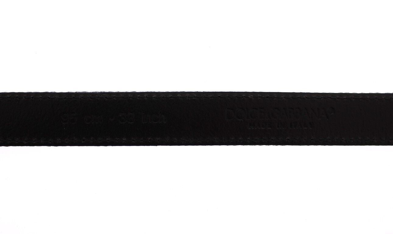 Dolce & Gabbana Sleek Blue Italian Designer Belt