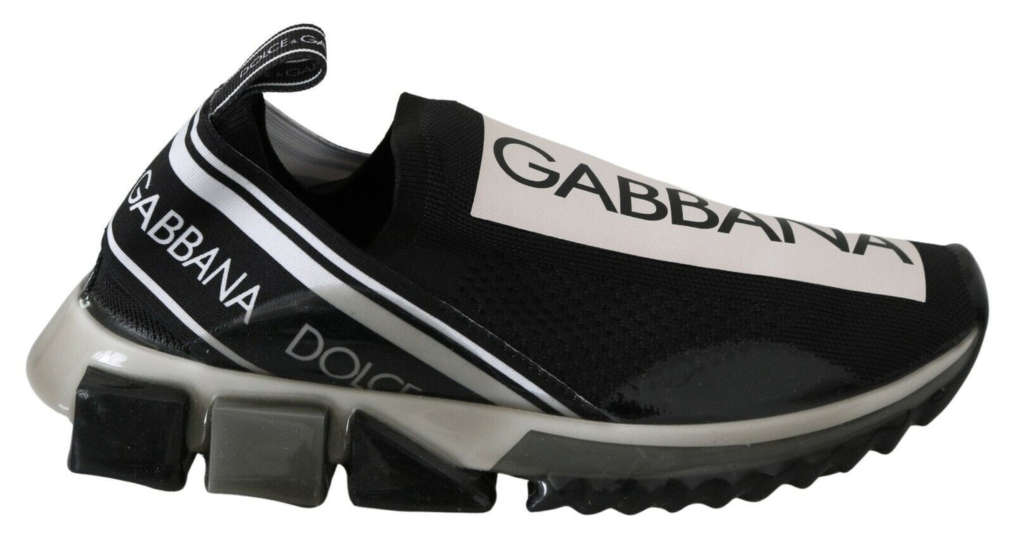 Dolce & Gabbana Dapper Black Casual Sport Sneakers