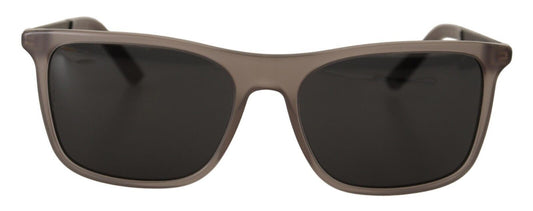 Dolce & Gabbana Elegant Gray Acetate Polarized Sunglasses