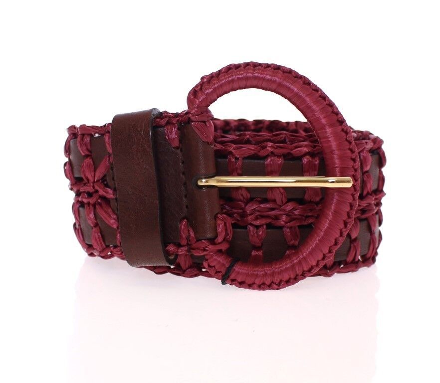 Dolce & Gabbana Elegant Purple Waist Belt