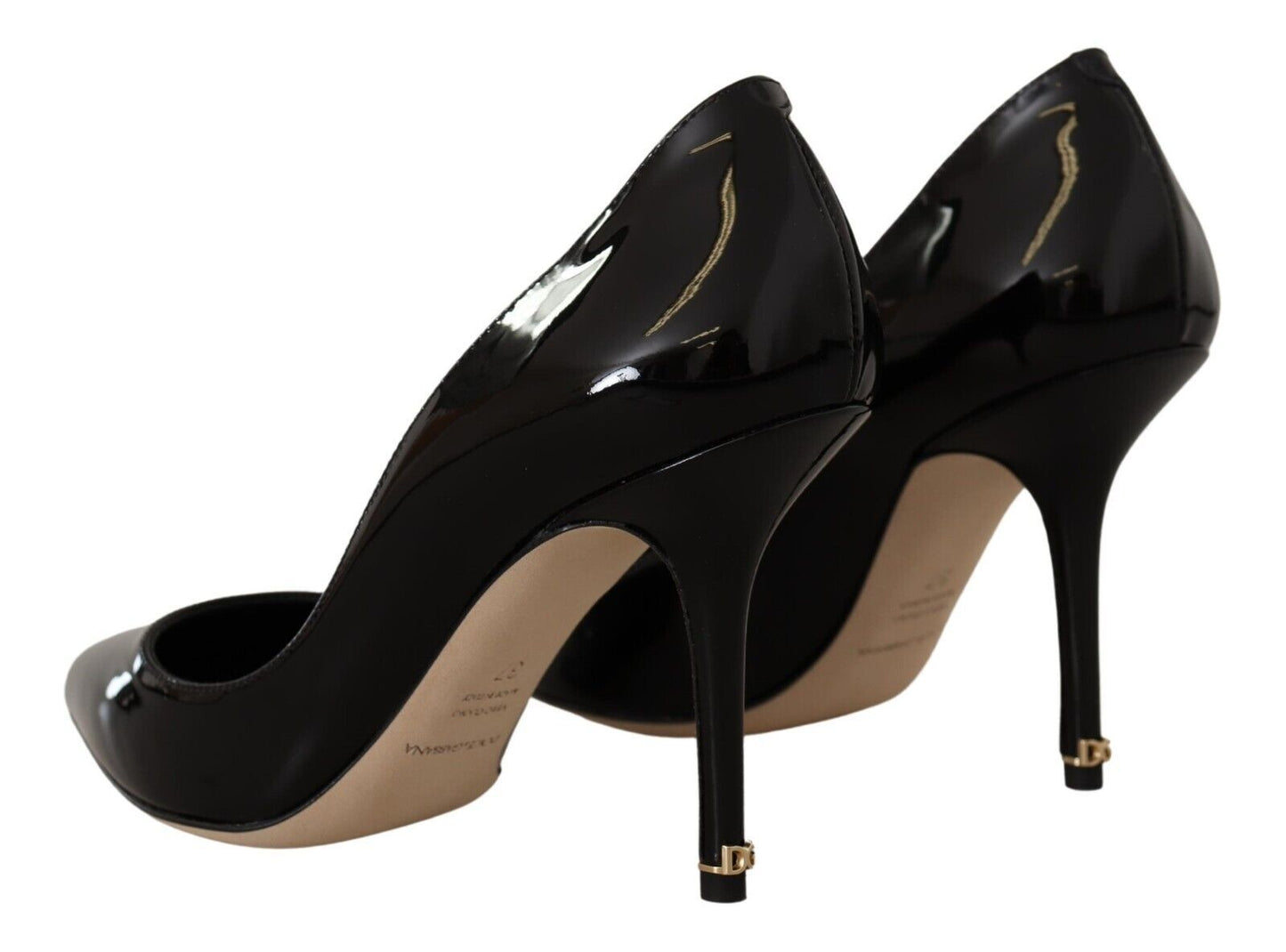 Dolce & Gabbana Elegant Patent Leather Heels Pumps