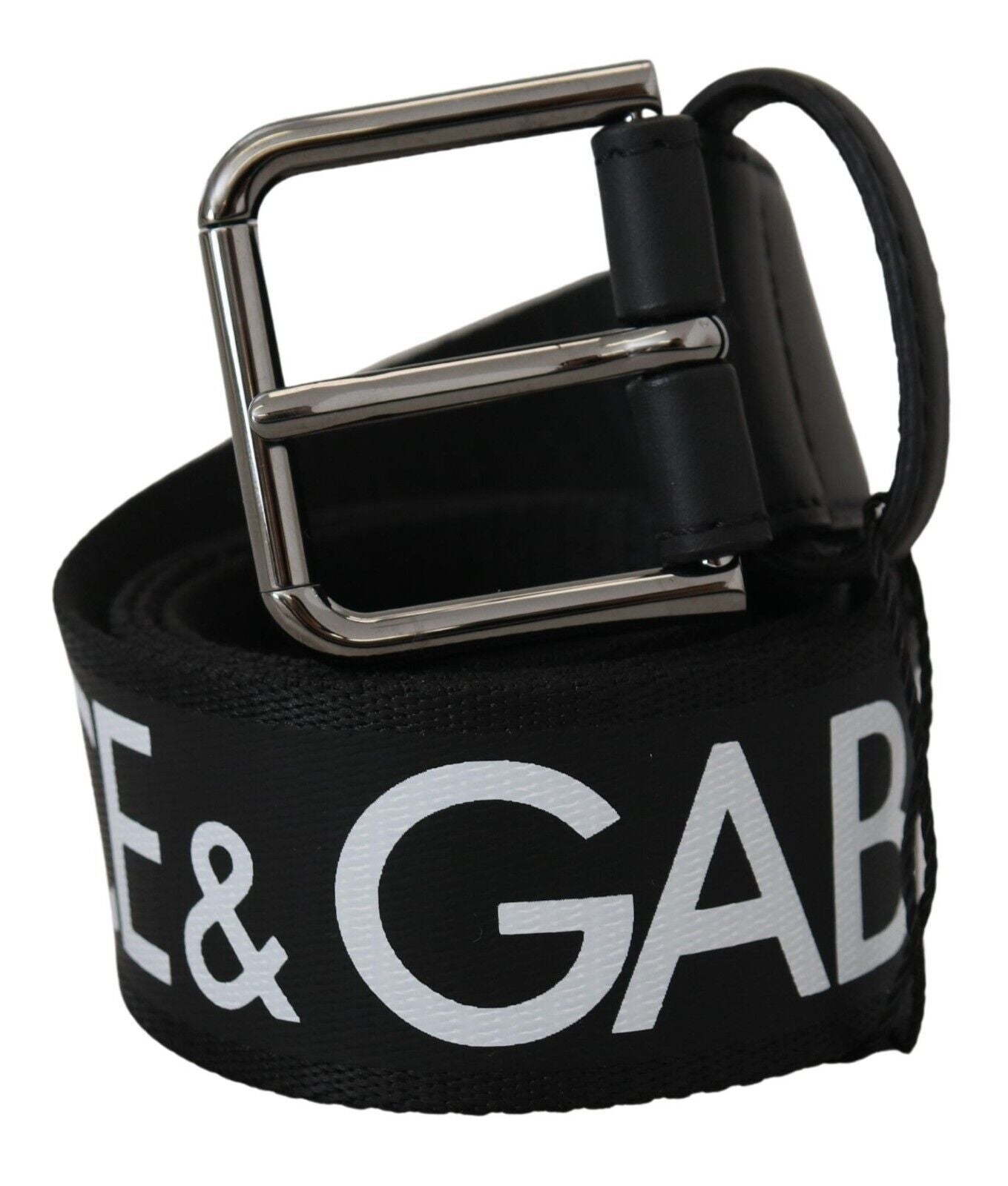 Dolce & Gabbana Elegant Monochrome Belt with DG Logo