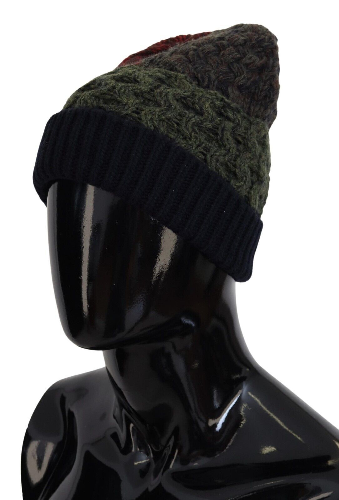 Dolce & Gabbana Multicolor Virgin Wool Cashmere Beanie