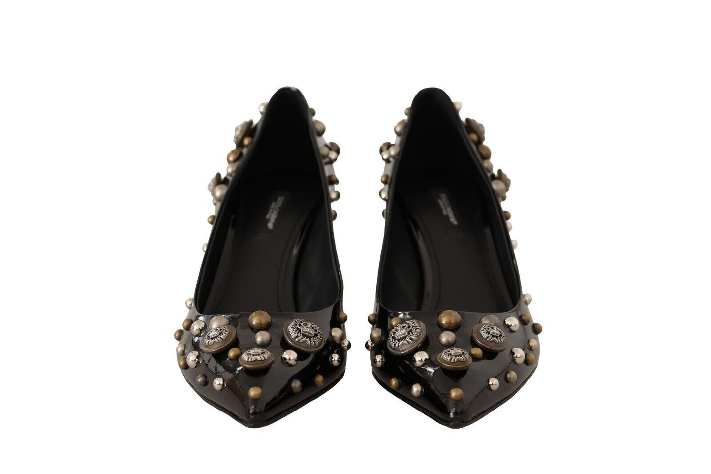 Dolce & Gabbana Chic Studded Leather Pumps