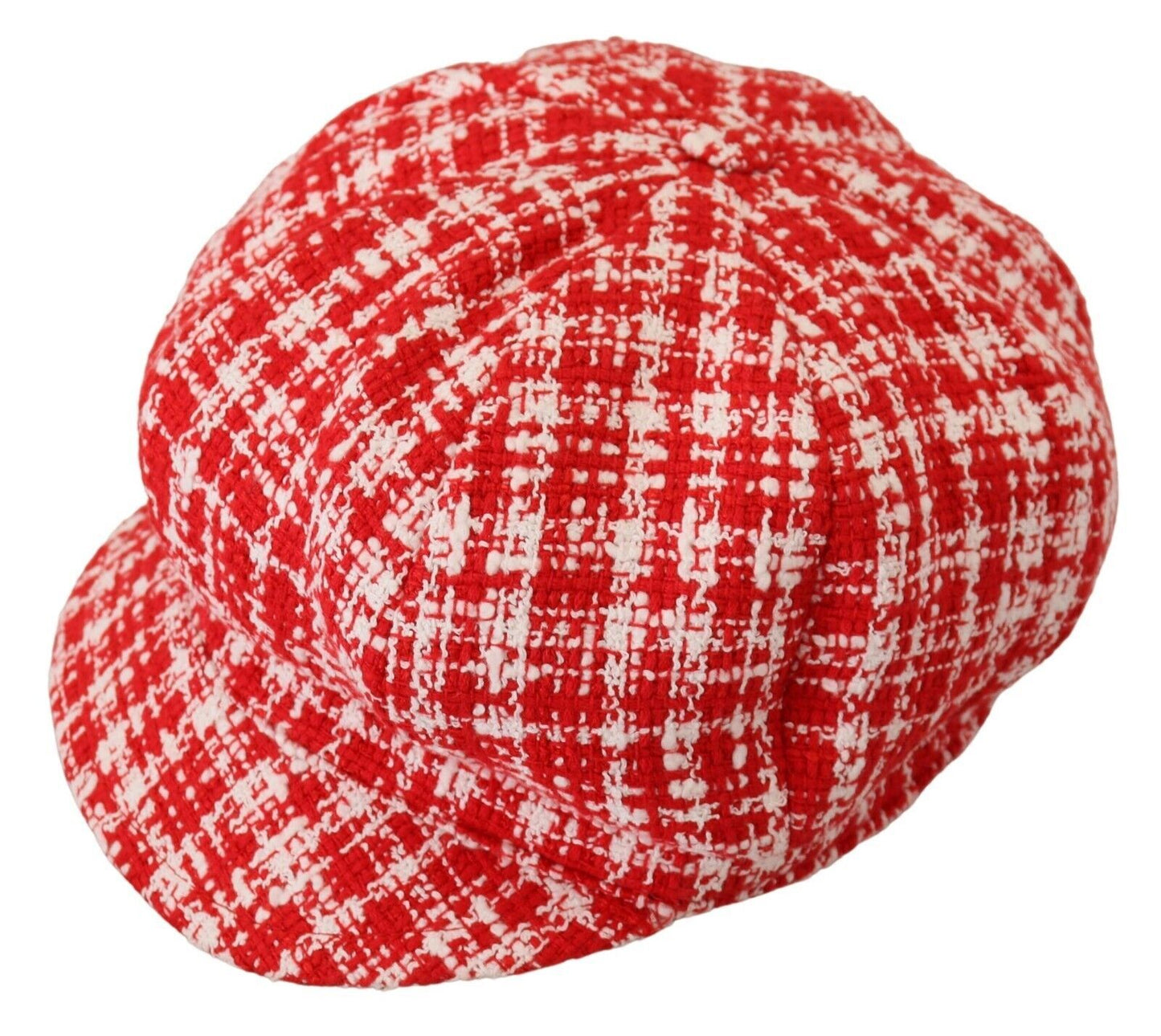 Dolce & Gabbana Chic Red Cabbie Hat - Elite Fashion Accessory