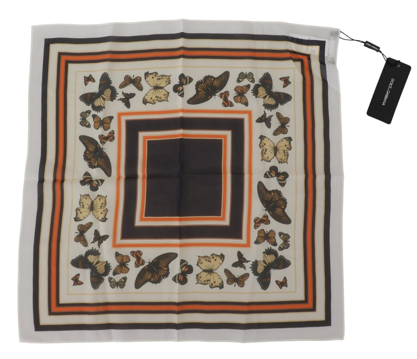 Dolce & Gabbana Elegant Multicolor Silk Men's Square Scarf