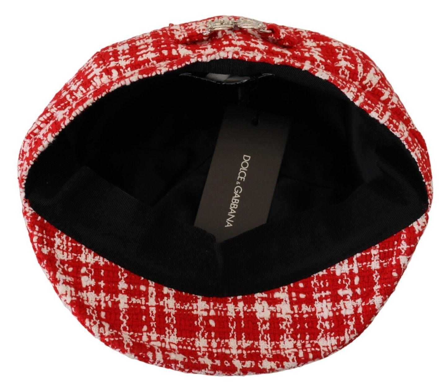 Dolce & Gabbana Chic Red Cabbie Hat - Elite Fashion Accessory