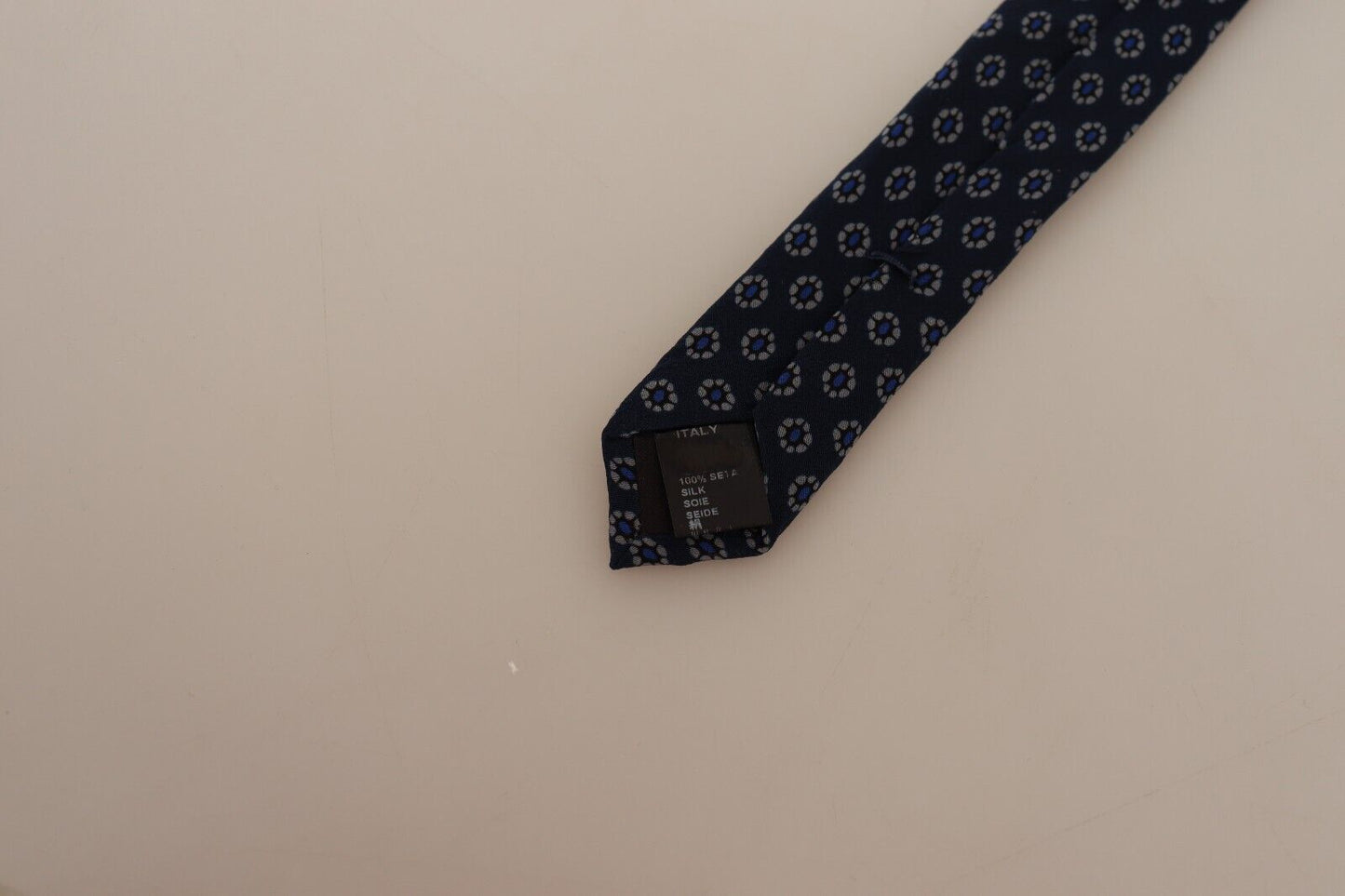 Dolce & Gabbana Elegant Silk Necktie in Dark Blue