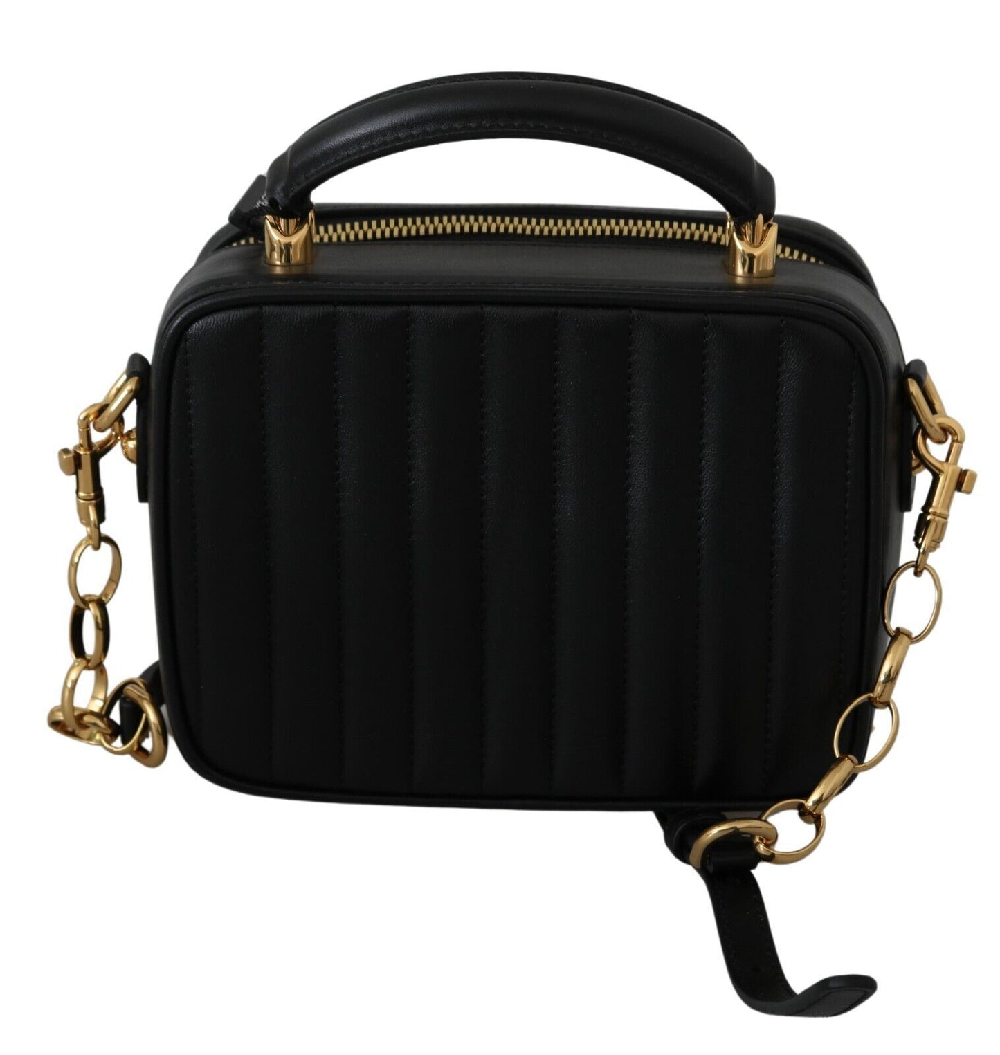 Dolce & Gabbana Exquisite Black Embellished Shoulder Bag