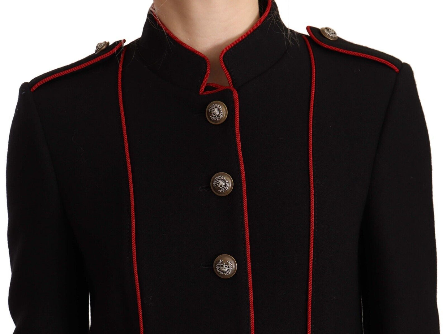 Dolce & Gabbana Elegant Single Breasted Buttoned Coat