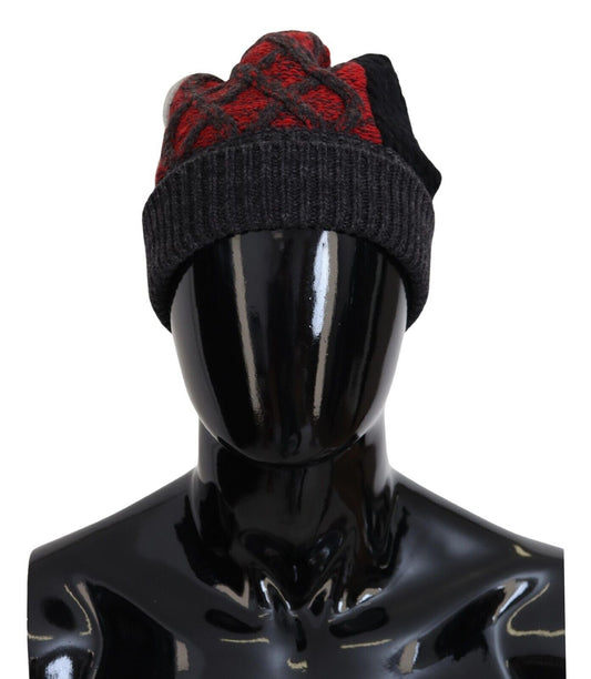 Dolce & Gabbana Multicolor Virgin Wool Cashmere Beanie