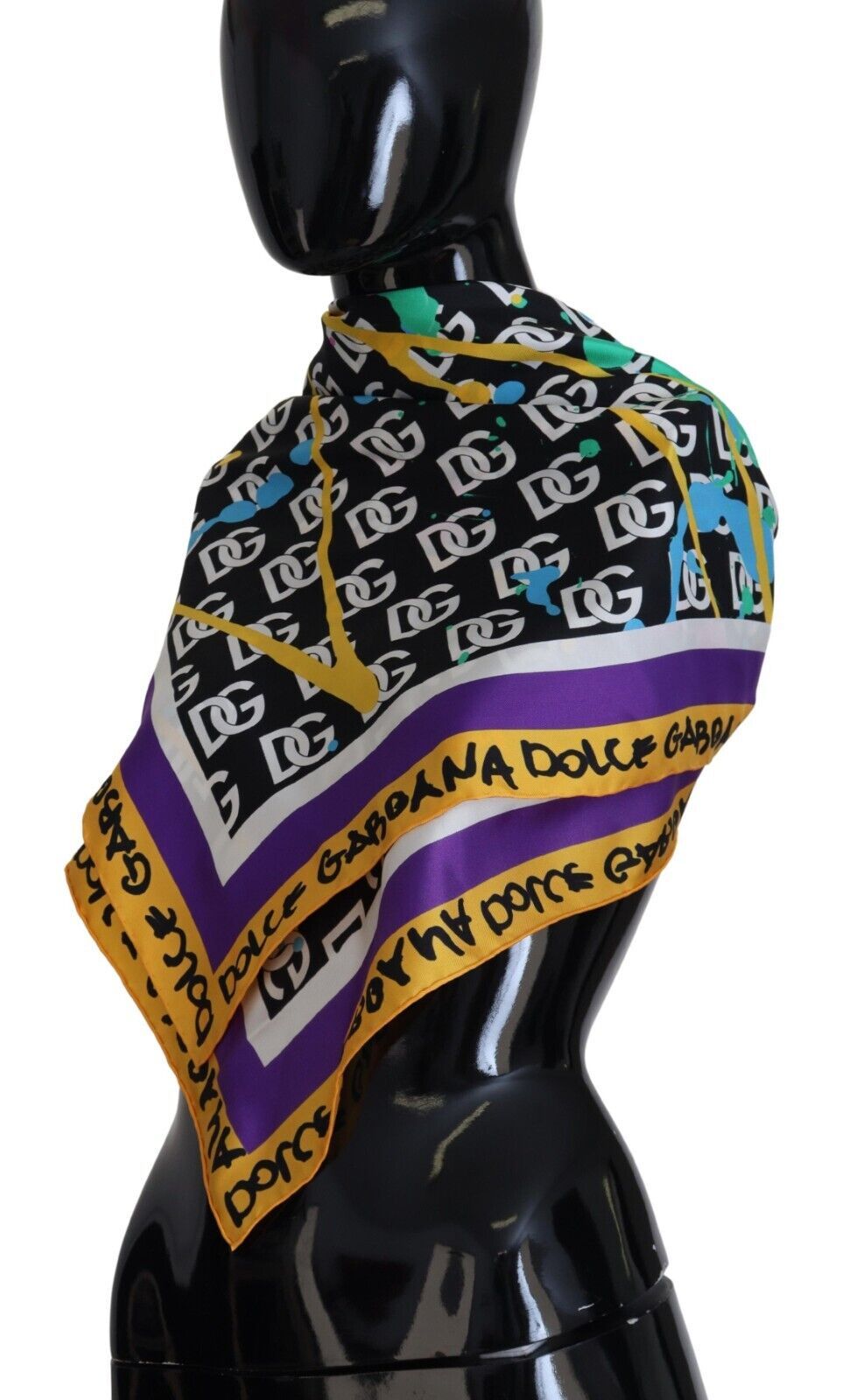 Dolce & Gabbana Elegant Multicolor Silk Men's Scarf