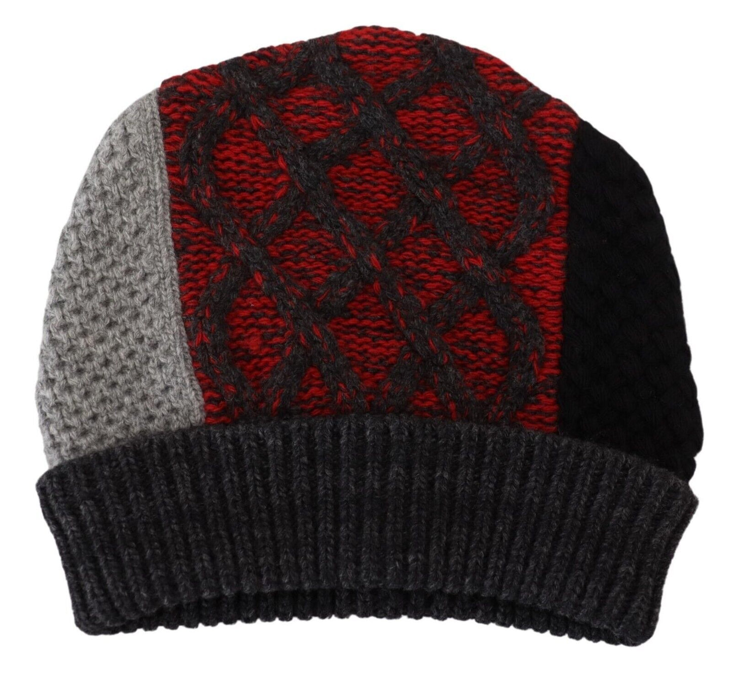 Dolce & Gabbana Multicolor Virgin Wool Cashmere Beanie