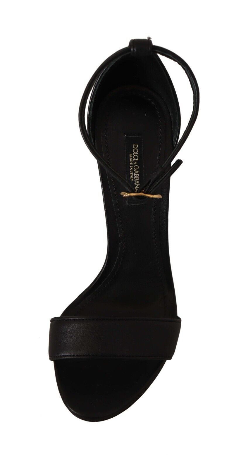 Dolce & Gabbana Elegant Ankle Strap Heels with Iconic DG Logo