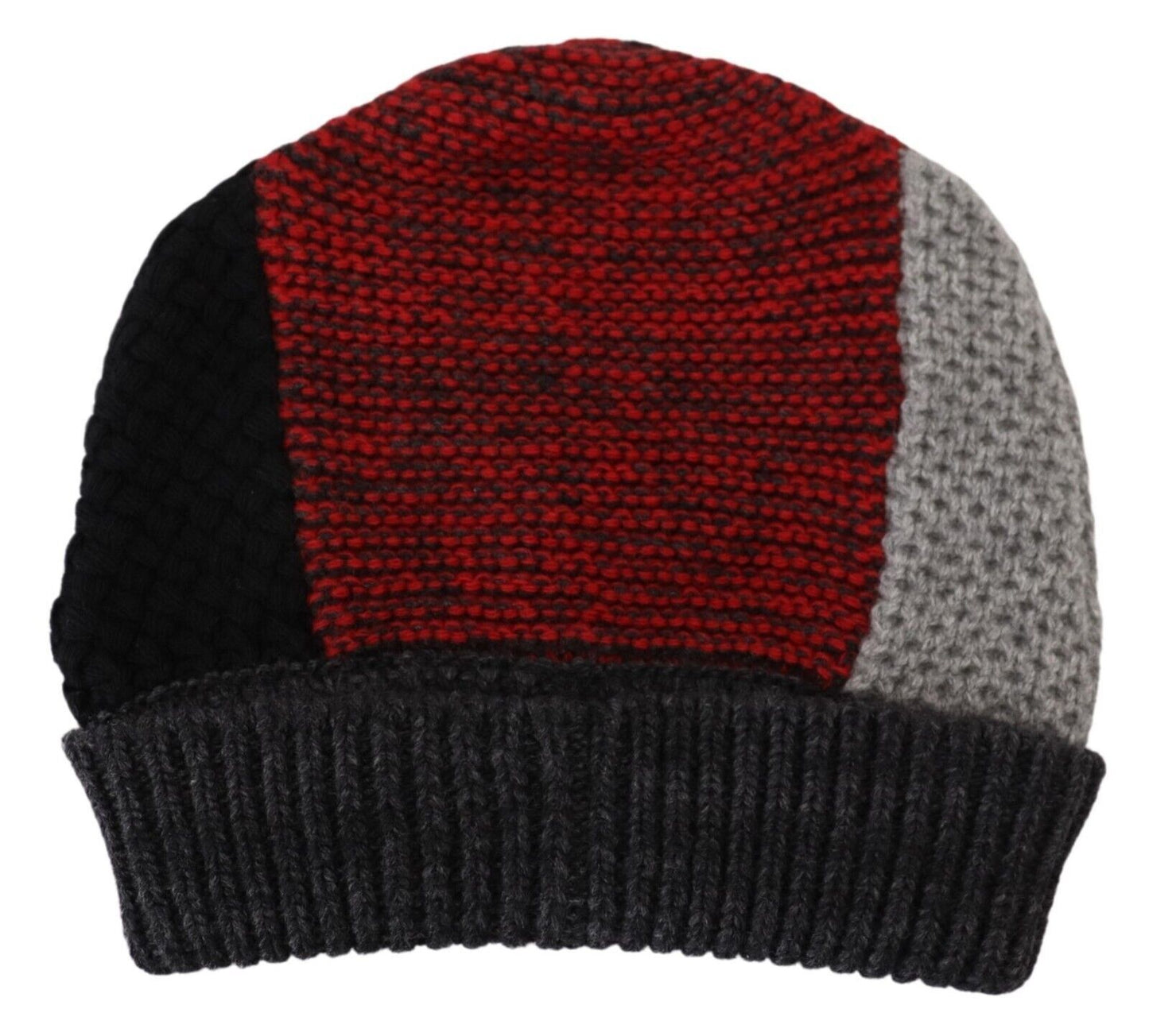 Dolce & Gabbana Multicolor Virgin Wool Cashmere Beanie