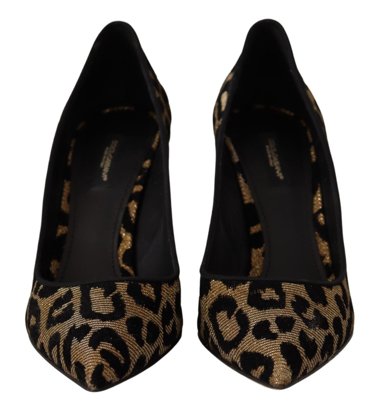 Dolce & Gabbana Elegant Leopard Print Heels Pumps