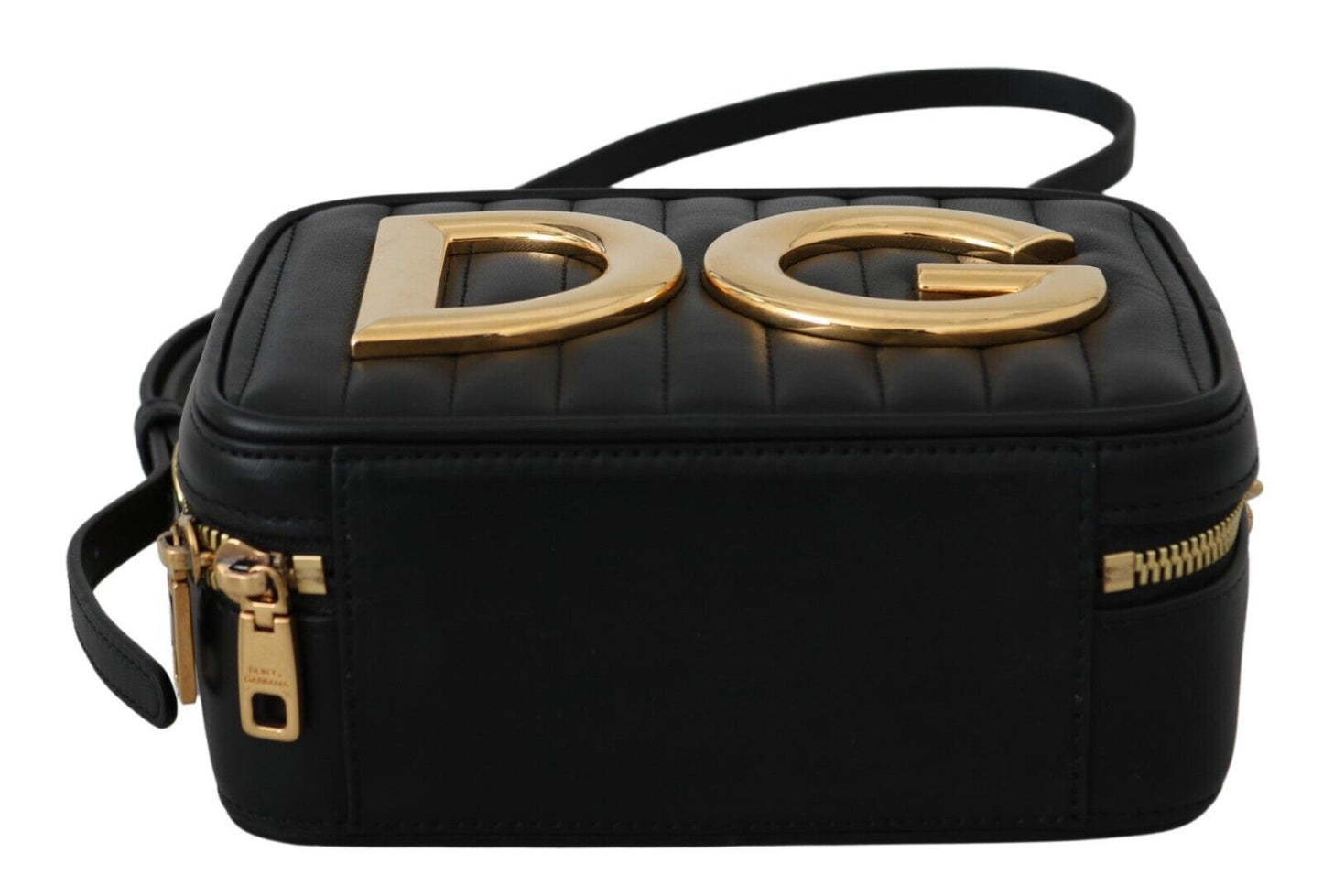 Dolce & Gabbana Exquisite Black Embellished Shoulder Bag