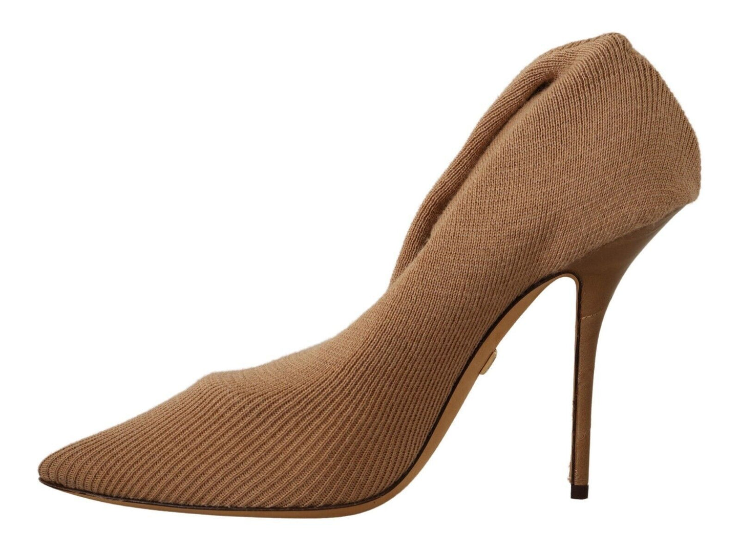 Dolce & Gabbana Chic Wool Eelskin Stiletto Booties